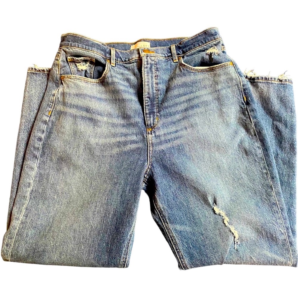 Loft 90’s High Waist Straight jeans size 12
